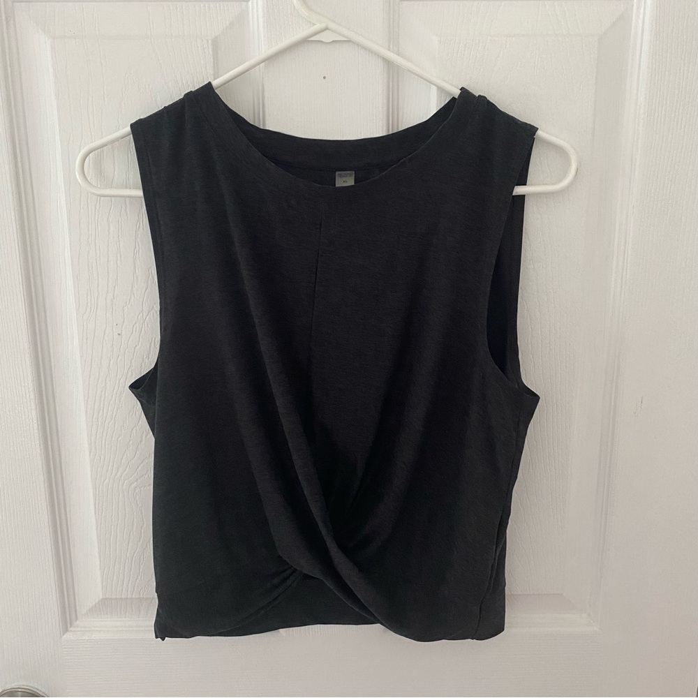 Beyond Yoga Black/Gray Sleeveless Women's Top Size XL